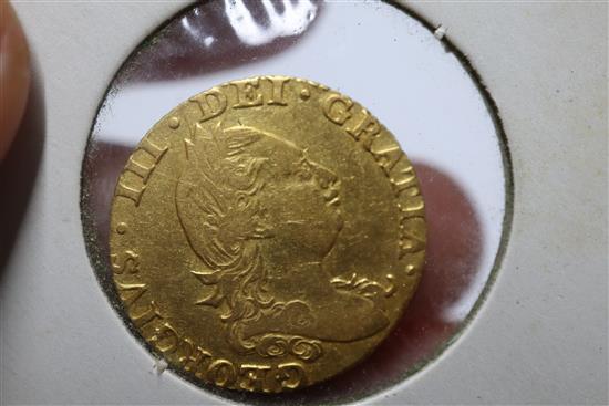 A George III gold half-guinea, Tower Mint 1777